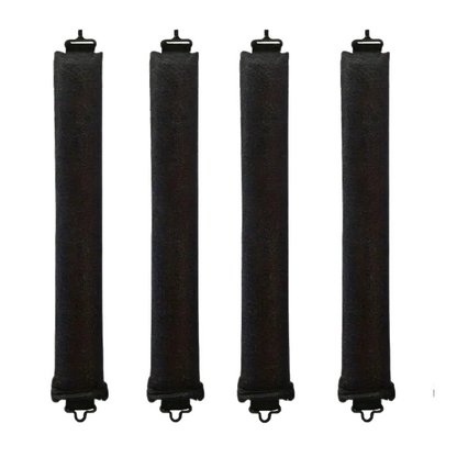 Heatless Hair Curler Set - Soft Curls While You Sleep-Black-4 pieces-Nora Luxe
