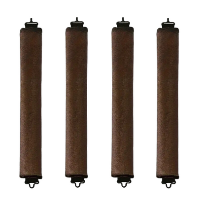 Heatless Hair Curler Set - Soft Curls While You Sleep-Brown-4 pieces-Nora Luxe