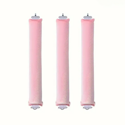 Heatless Hair Curler Set - Soft Curls While You Sleep-Pink-3 pieces-Nora Luxe