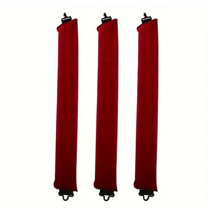 Heatless Hair Curler Set - Soft Curls While You Sleep-Red-3 pieces-Nora Luxe