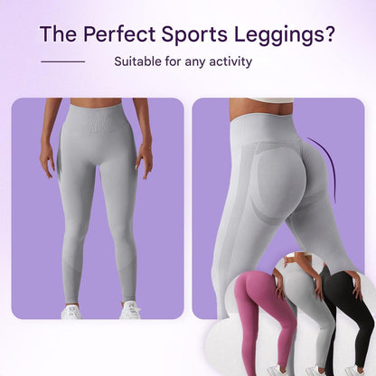 High Waist Ladies' Sports Leggings – FlexFit-Black-S-The Livary