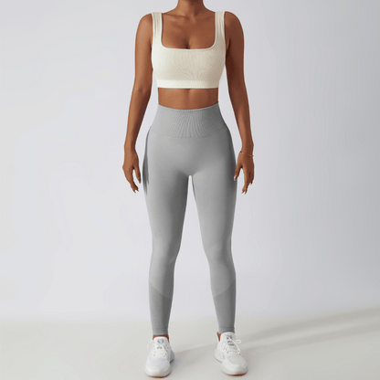 High Waist Ladies' Sports Leggings – FlexFit-Black-S-The Livary
