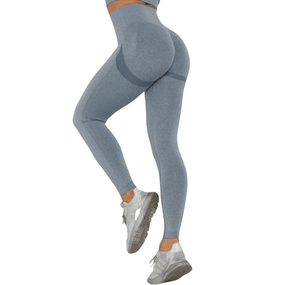 High Waist Ladies' Sports Leggings – FlexFit-Blue-S-The Livary