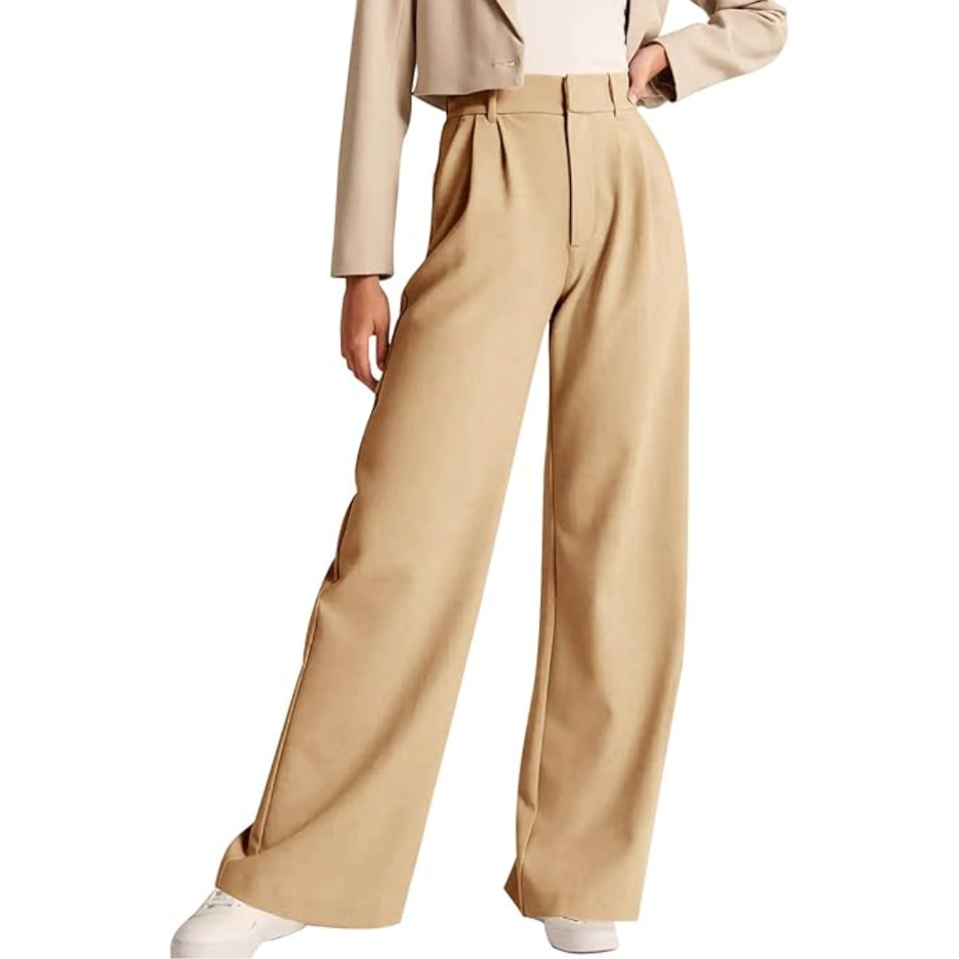 Professional Slim Fit Office Pants with Pockets - Pexav