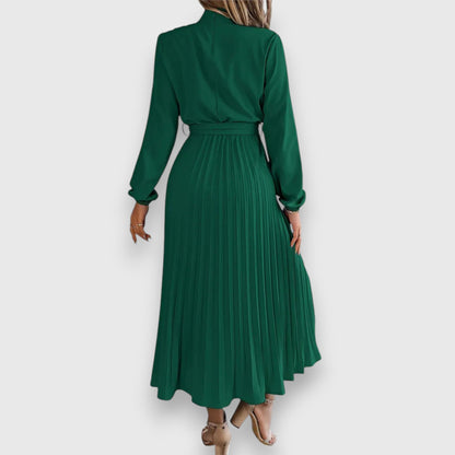 Chic Ruffled Knee Length Dress