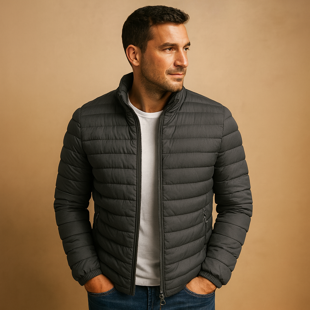 Hooded puffer jacket for men | Daniel - Nocini