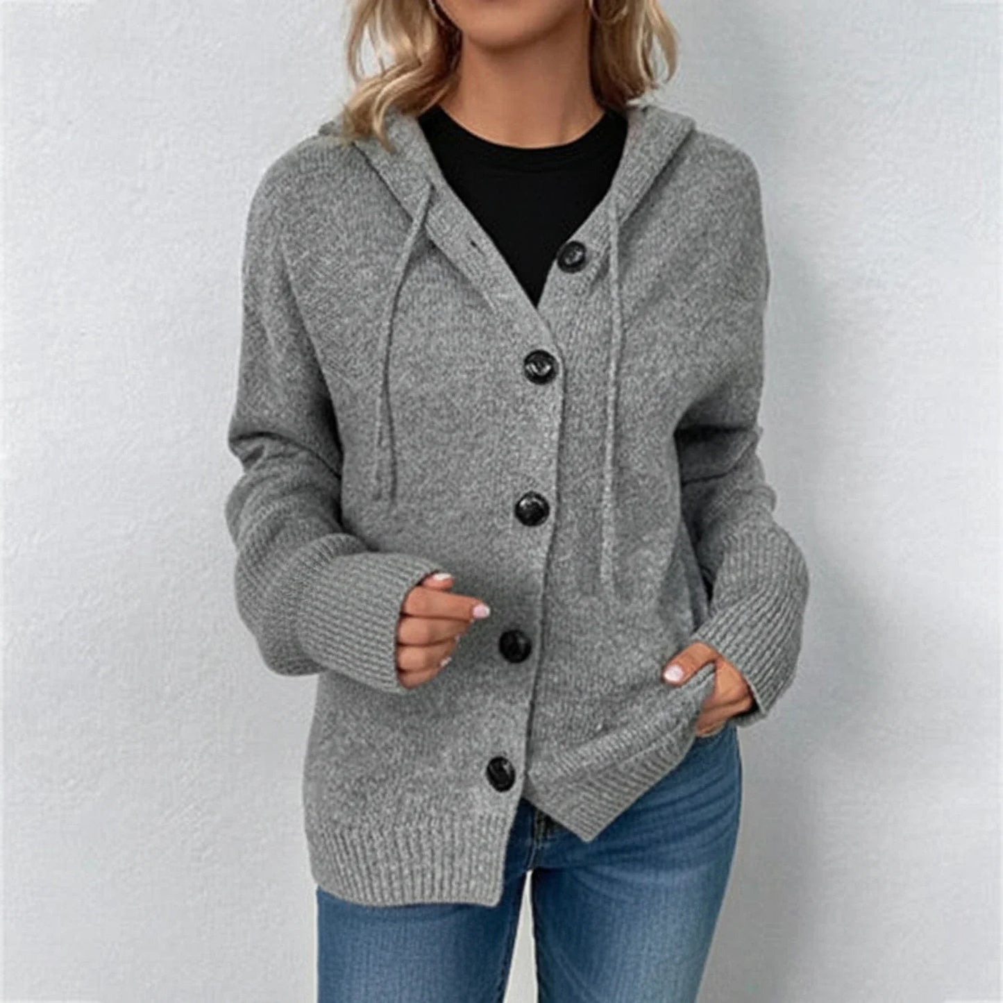 Warm Cozy Women's Winter Sweater Cardigan - Olytrend