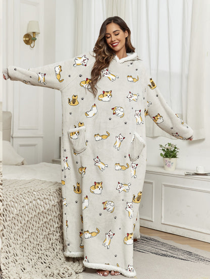 Ladies' Cozy Sweatshirt with Front Pocket
