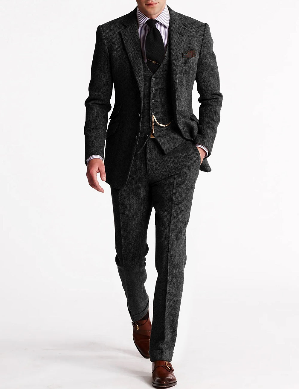 Classic 2 Piece Mens Winter Suit