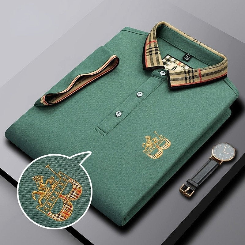 Classic Men's Short Sleeve Polo Shirt