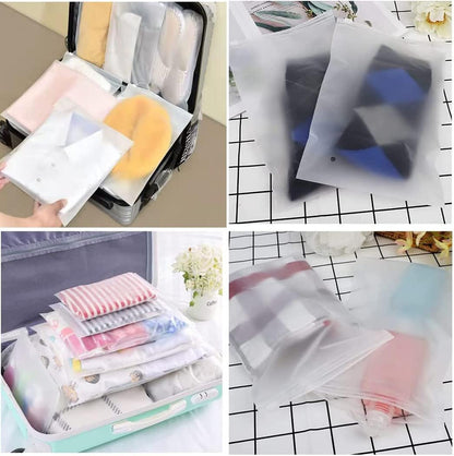 Breathable Clear Plastic Storage Bags – 40 Pack Closet Organizers