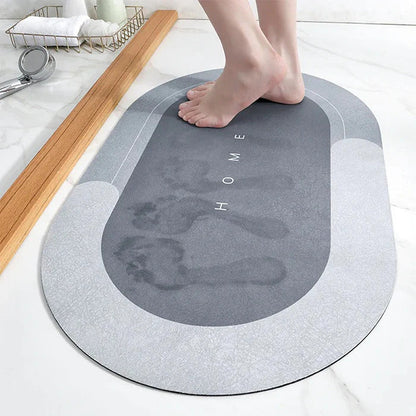 Soft Grip Bathroom Mat With Anti-Slip Bottom - Nocini