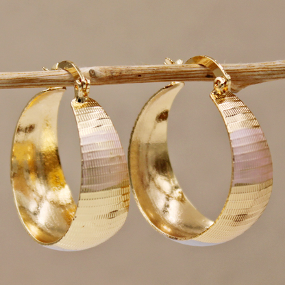 Classic Gold Drop Earrings with Simple Elegance