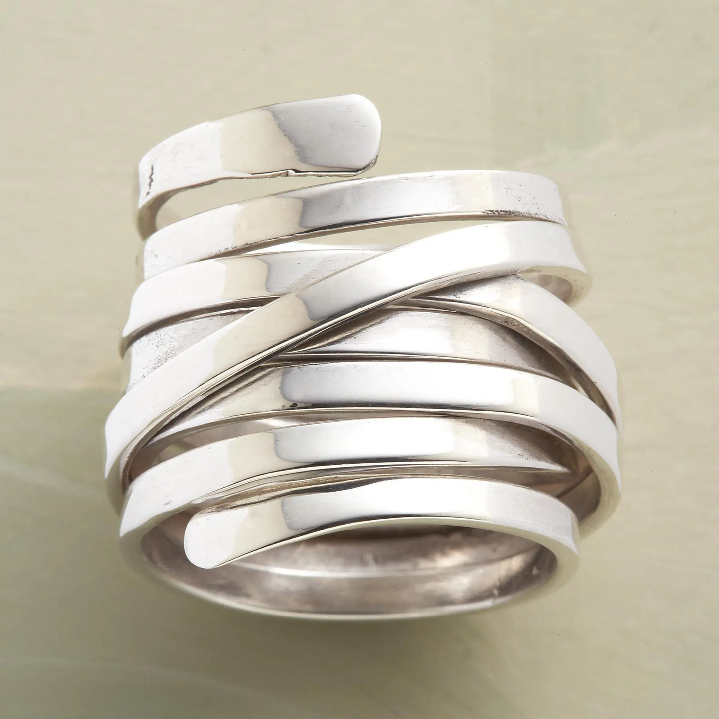 Classic Thick Sterling Silver Ring - Nocini