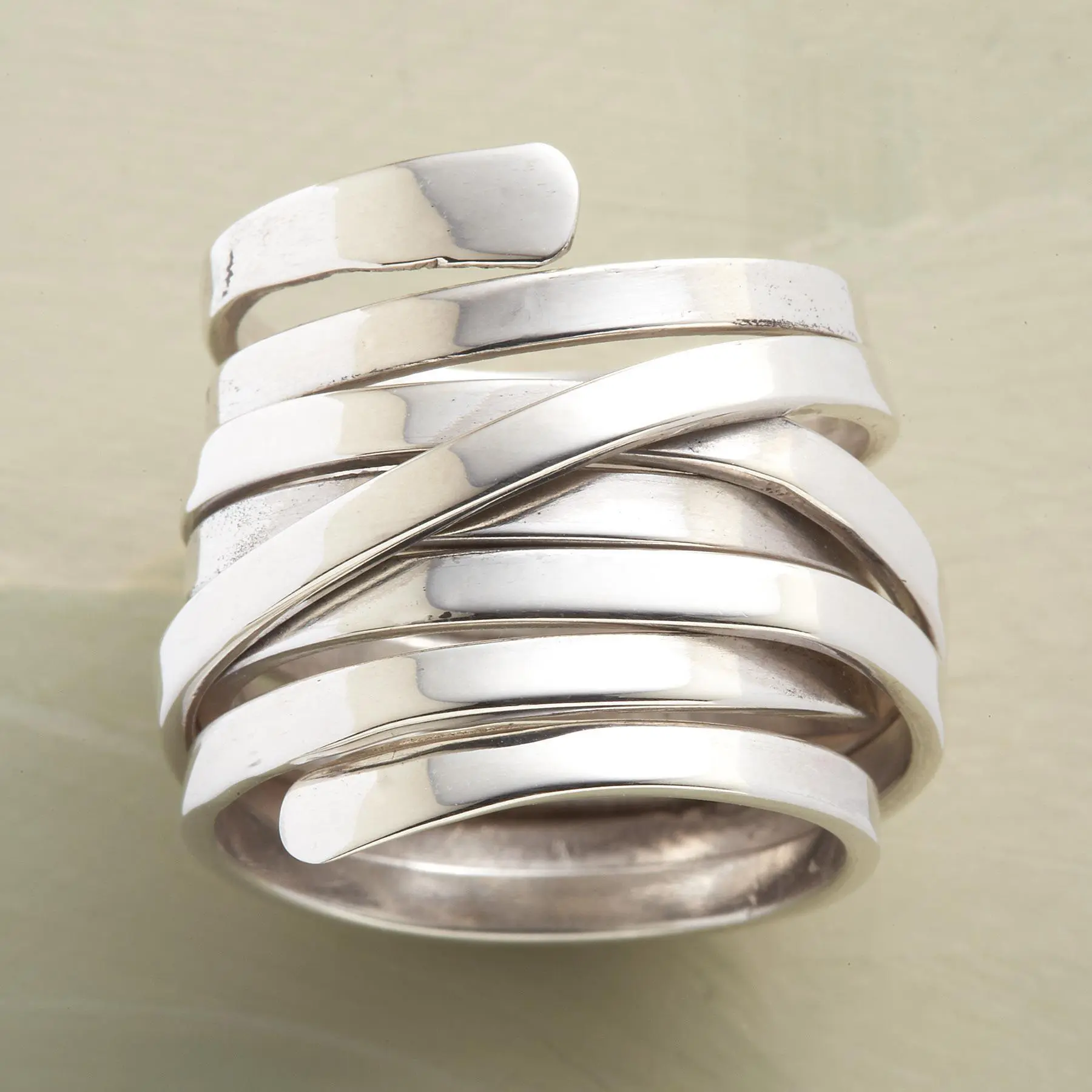 Classic Thick Sterling Silver Ring - Nocini