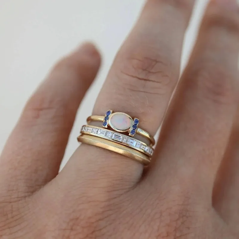 Classic Gold Gemstone Ring Collection - Nocini