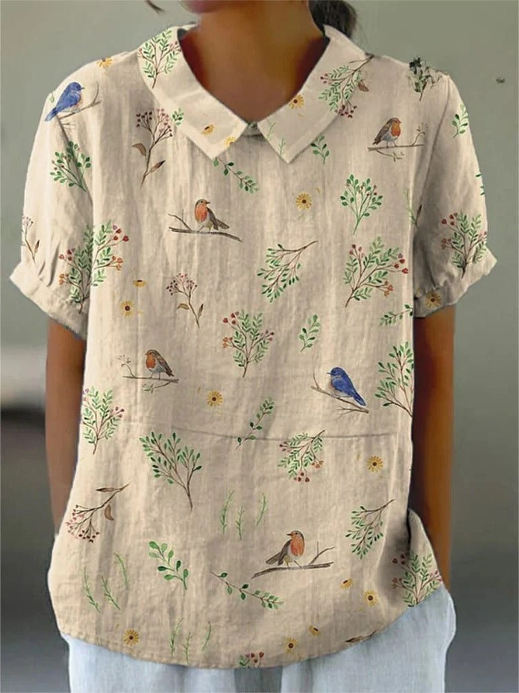 Vibrant Lady's Graphic Tee - Pexav