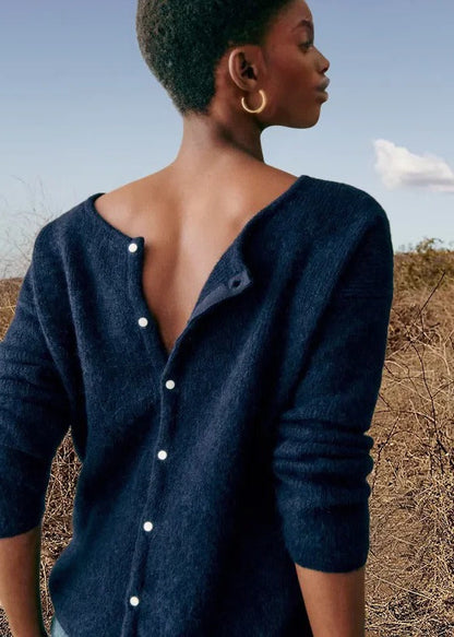Ladies' Open Front Sweater