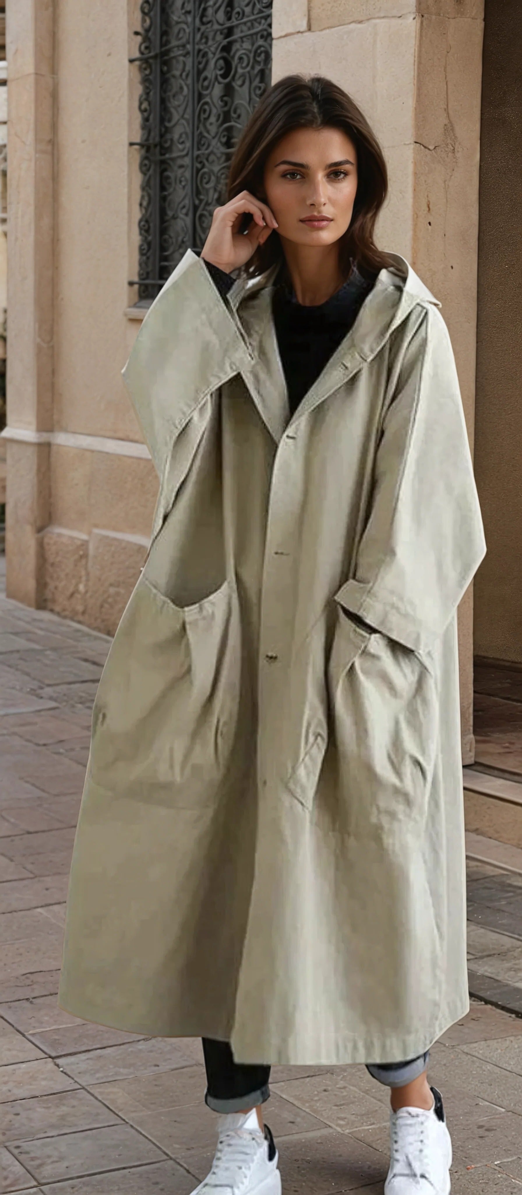Ladies Classic Waterproof Parka Coat - Pexav