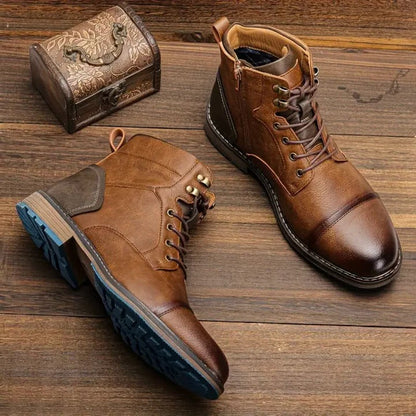 Classic Mens Leather Shoes - Pexav