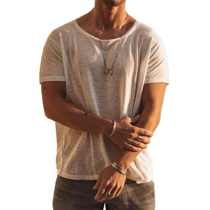 Relaxed Fit Casual Tee Shirt - Pexav