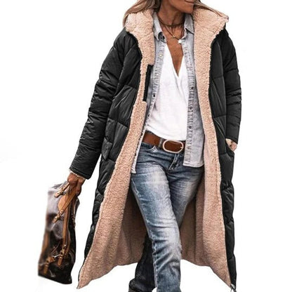 Warm Ladies Parka Winter Jacket - Pexav