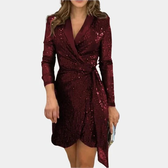 Women's Tailored Jacket Dress - Pexav