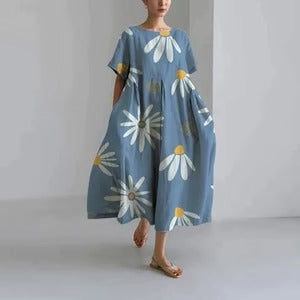 Floral Pattern Women's Dress