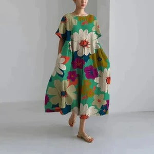Floral Pattern Women's Dress