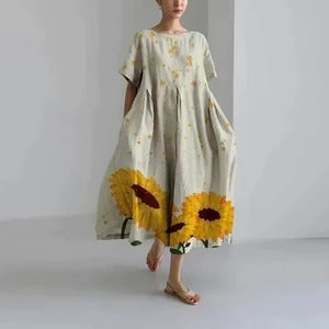 Floral Pattern Women's Dress