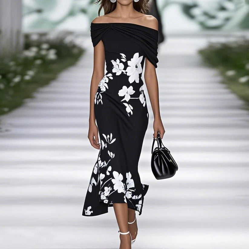 Pretty Knee Length Summer Dress - Pexav