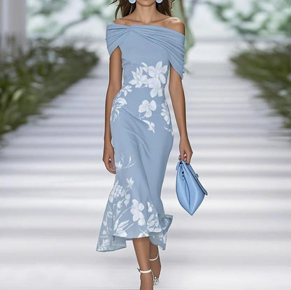 Pretty Knee Length Summer Dress