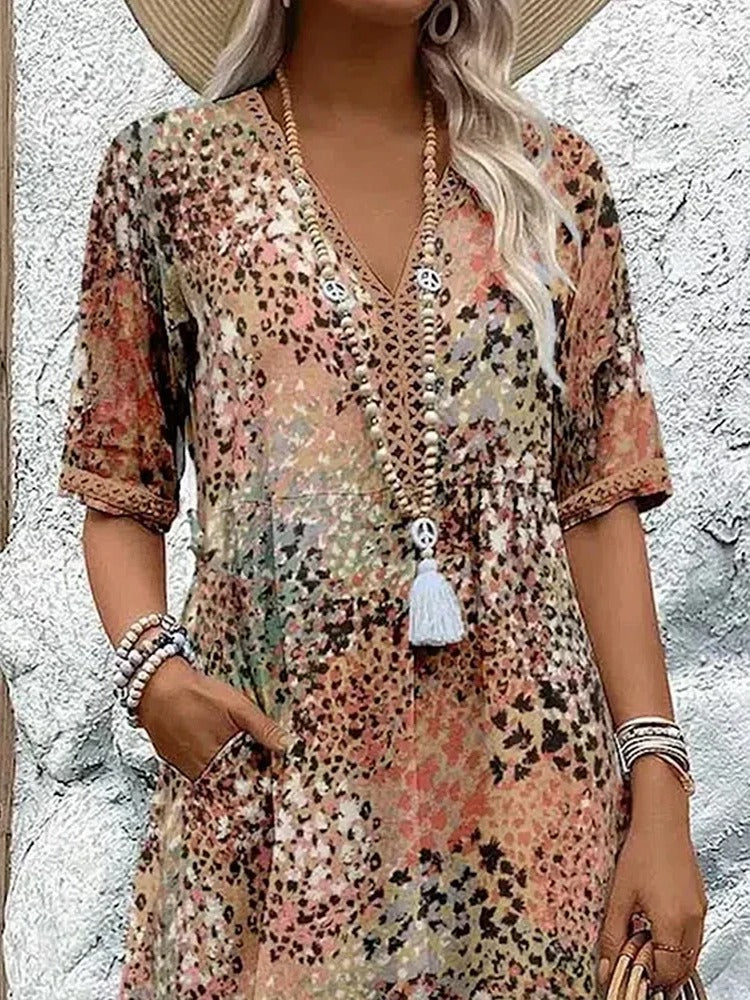 Ladies' Classic V Neck Dress