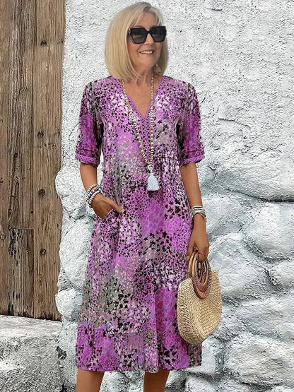 Ladies' Classic V Neck Dress