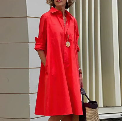 Casual Sleeve Dress for Daily Wear - Pexav