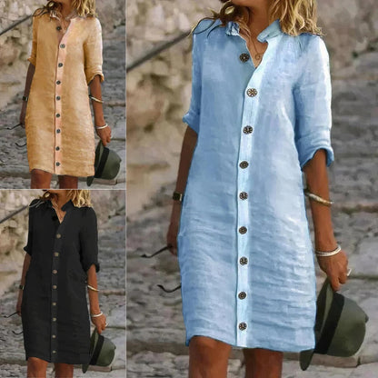 Classic Front Button Sundress