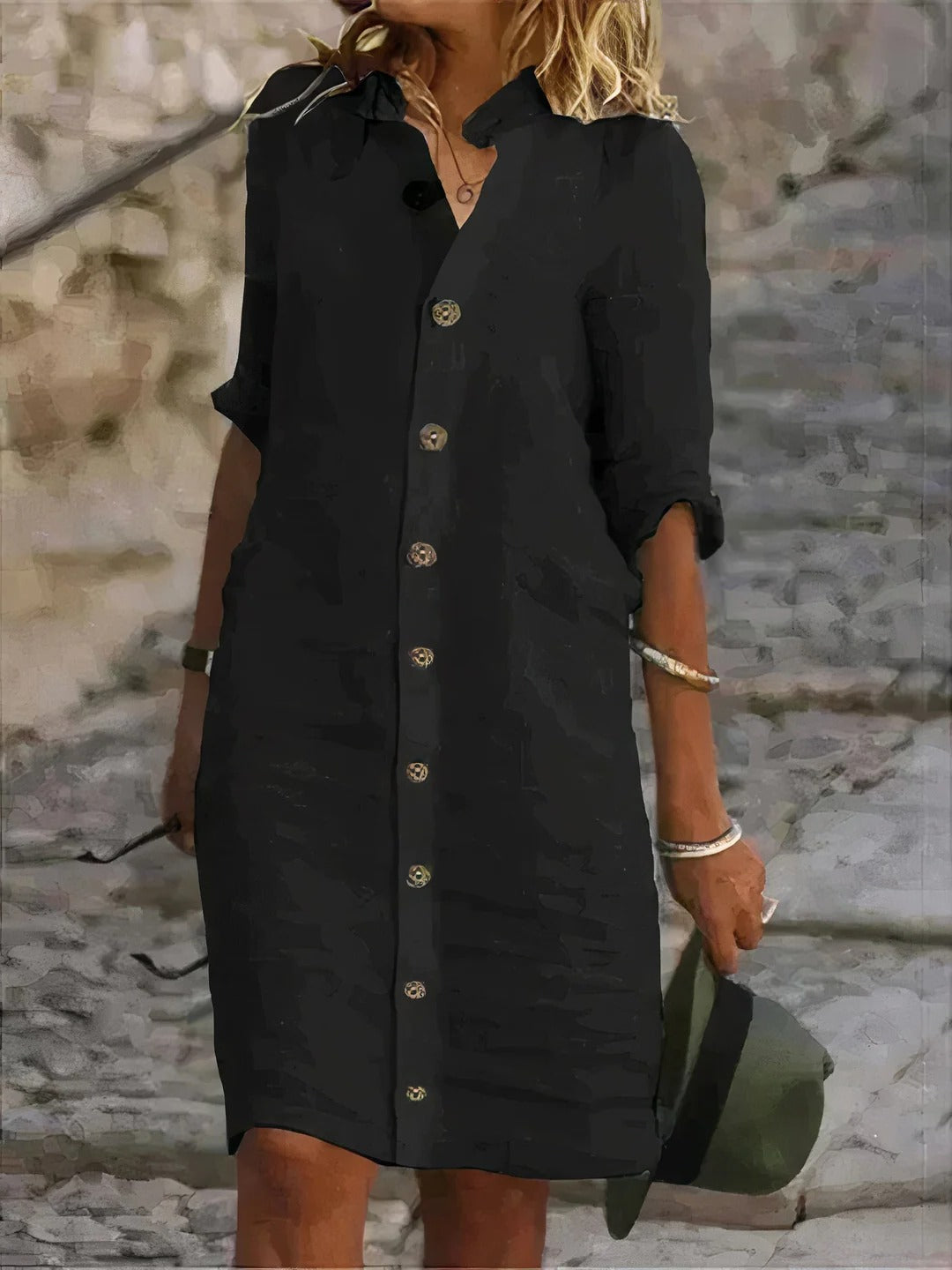 Classic Front Button Sundress