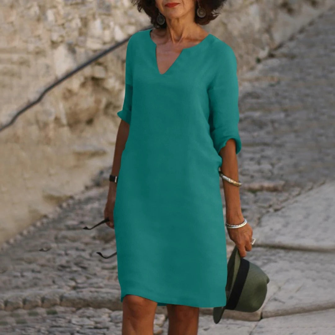 Sundress with V Neckline