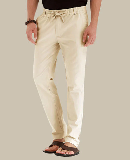 Comfortable Men's Drawstring Summer Trousers