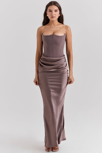 Elegant Long Wedding Guest Maxi Dress