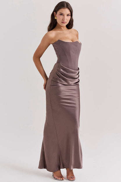 Elegant Long Wedding Guest Maxi Dress