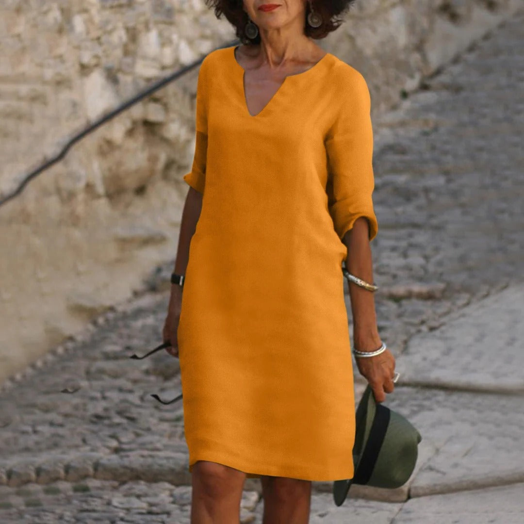 Sundress with V Neckline