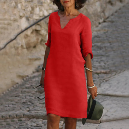 Sundress with V Neckline
