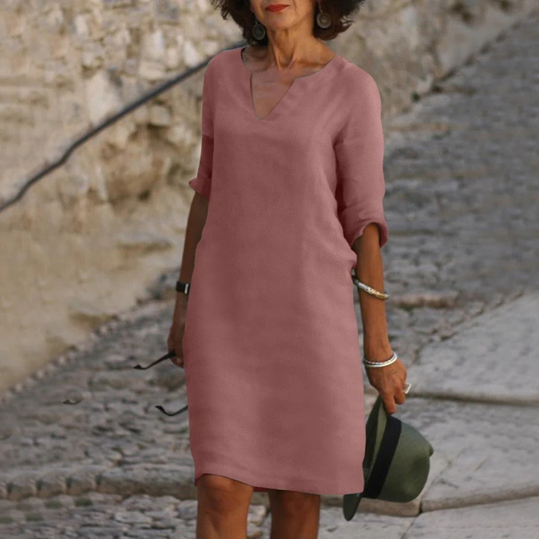 Sundress with V Neckline