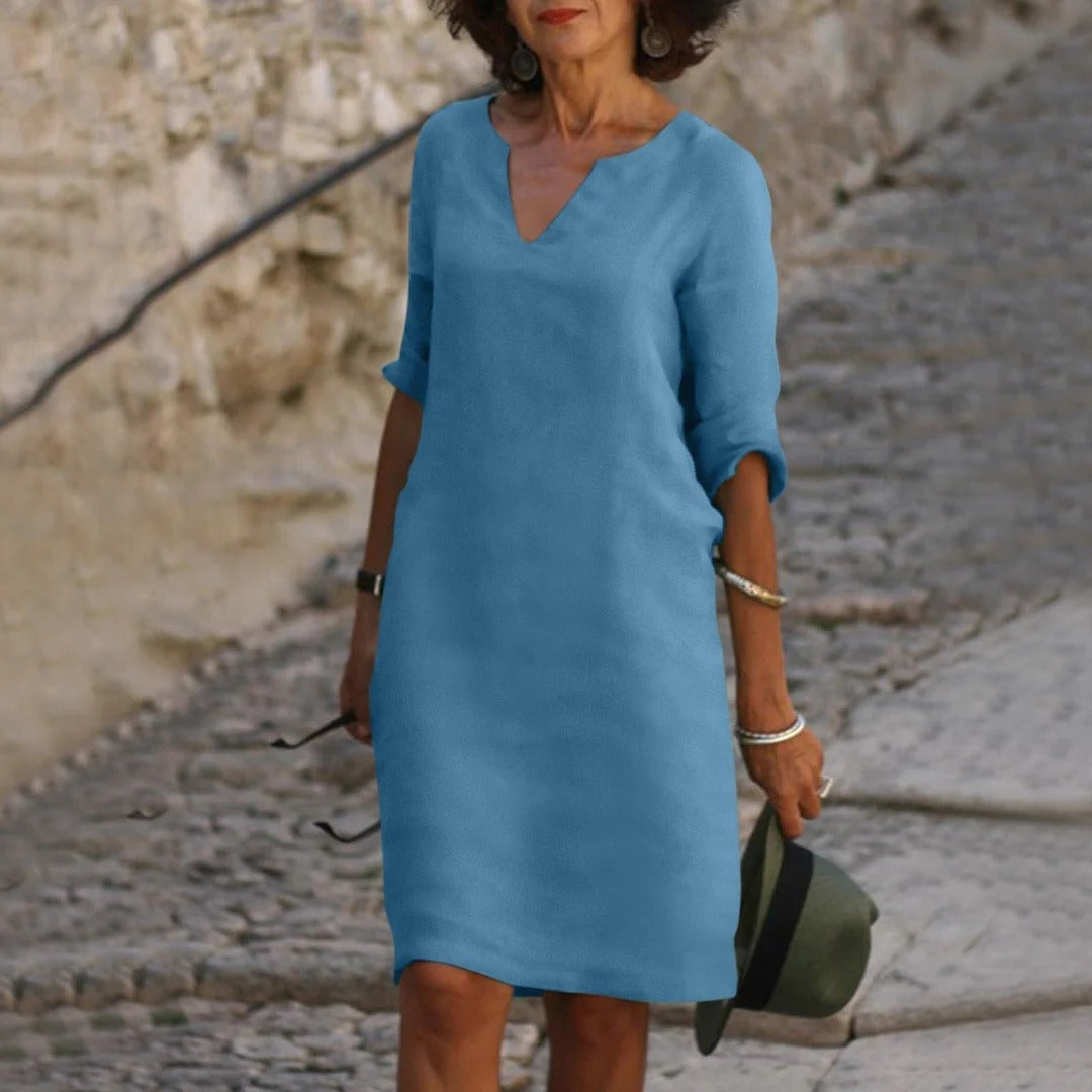 Sundress with V Neckline