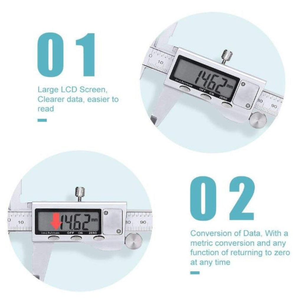 Precise Electronic Caliper 6 Inch