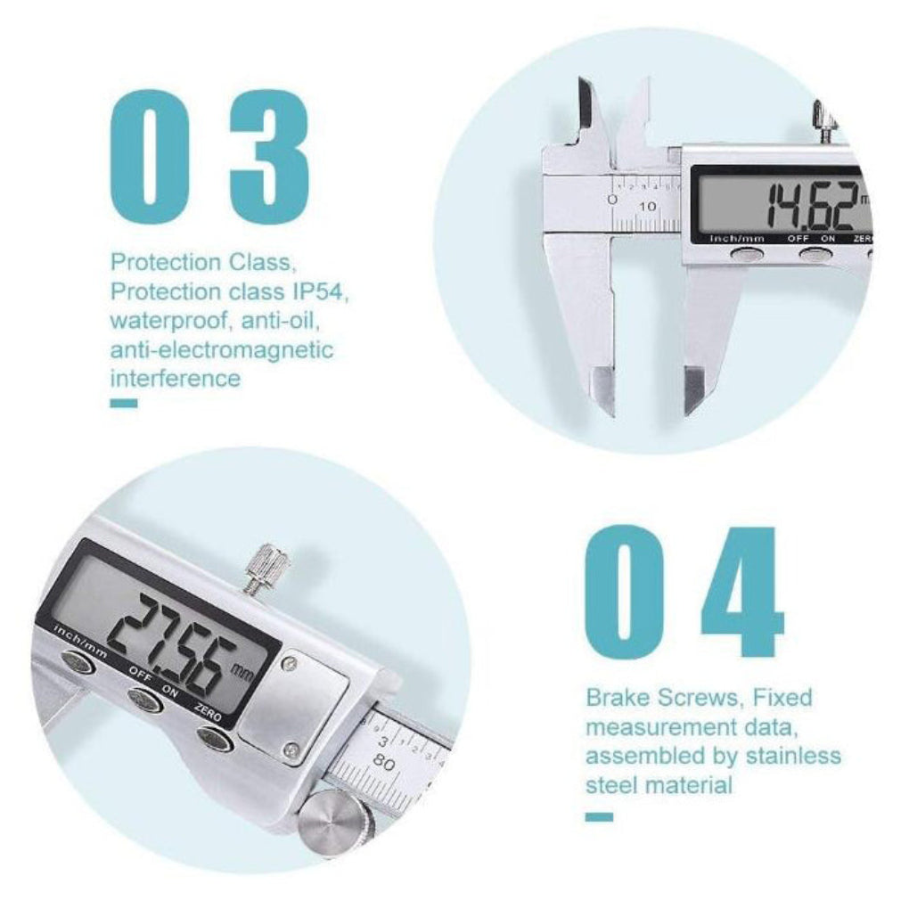 Precise Electronic Caliper 6 Inch