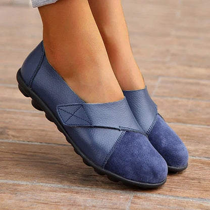 Comfortable Mens Leather Slip On Shoes - Pexav