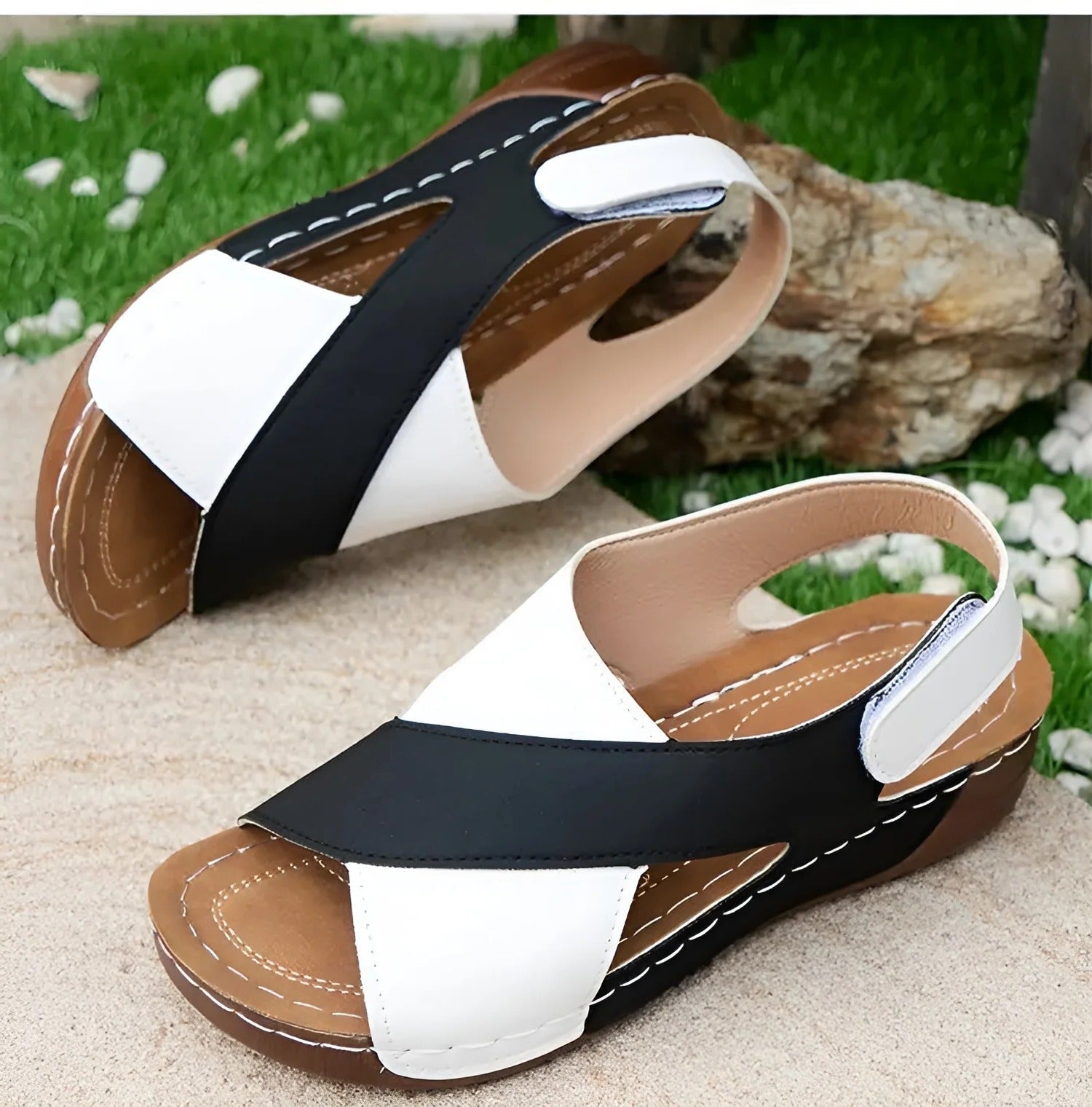 Ladies Comfortable Summer Sandals - Pexav