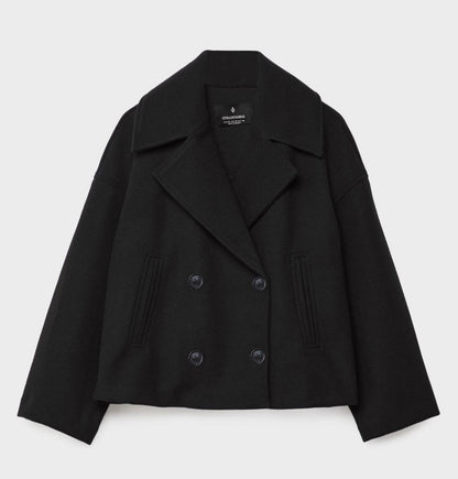 Casual Fit Double Breasted Overcoat - Nocini